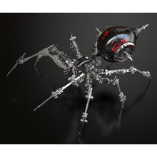 
                        
                          Load image into Gallery viewer, 3D Steampunk Mechanical Metal War Spider Assembly Model Kit (No Weapons/PC Shell Edition/Black and Red)
                        
                      