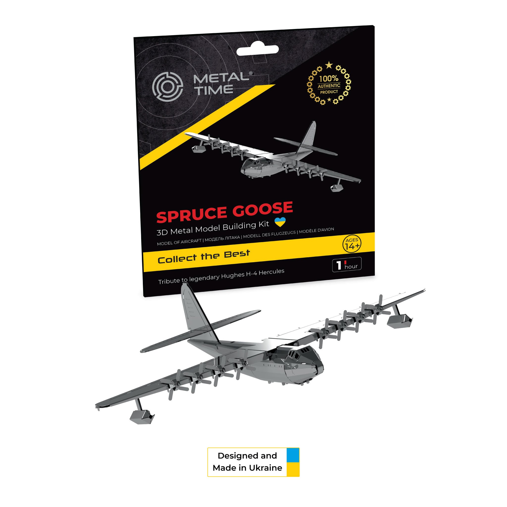 Spuce Goose Model Spruce Goose Hughes H-4 Hercules | 3D Model Kit | Aviation Collectible