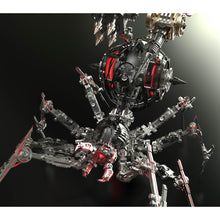 
                        
                          Load image into Gallery viewer, 3D Steampunk Mechanical Metal War Spider Assembly Model Kit (No Weapons/PC Shell Edition/Black and Red)
                        
                      
