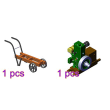
                        
                          Carica l'immagine nel visualizzatore di Gallery, Vintage Stationary Gasoline L-D Engine Cart Version
                        
                      