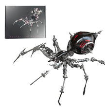 
                        
                          Load image into Gallery viewer, 3D Steampunk Mechanical Metal War Spider Assembly Model Kit (No Weapons/PC Shell Edition/Black and Red)
                        
                      