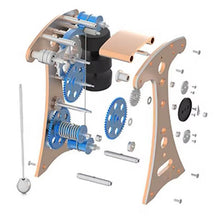 
                        
                          Load image into Gallery viewer, Galileo Pendulum Clock - Metal Construction Set
                        
                      