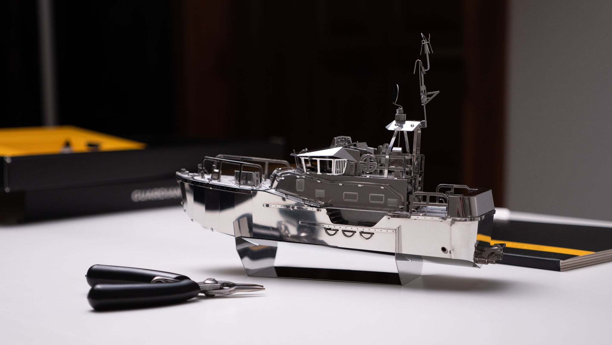 Fascinations Metal Earth Commuter Ferry Boat 3D Puzzle - Laser Cut Steel Model Kit For Teens & Adults-1133433