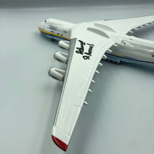 
                        
                          Load image into Gallery viewer, AIRCRAFT MODEL: ANTONOV AN-225 MRIYA UR-82060 WITH AUTOGRAPH PIC DMYTRO ANTONOV
                        
                      